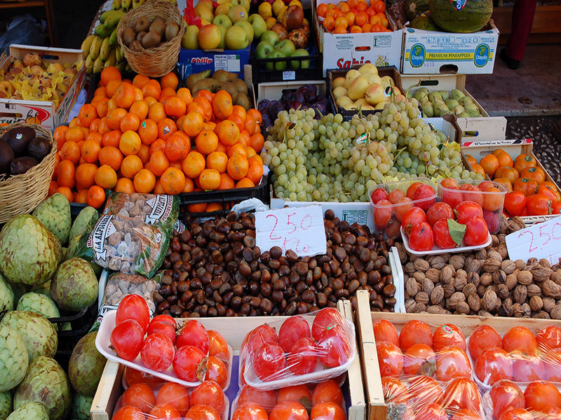 Mercado típico en Alcudia